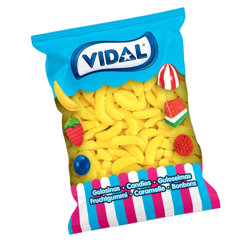 Bolsa de 1 kg de plátanos de chuche originales de Vidal