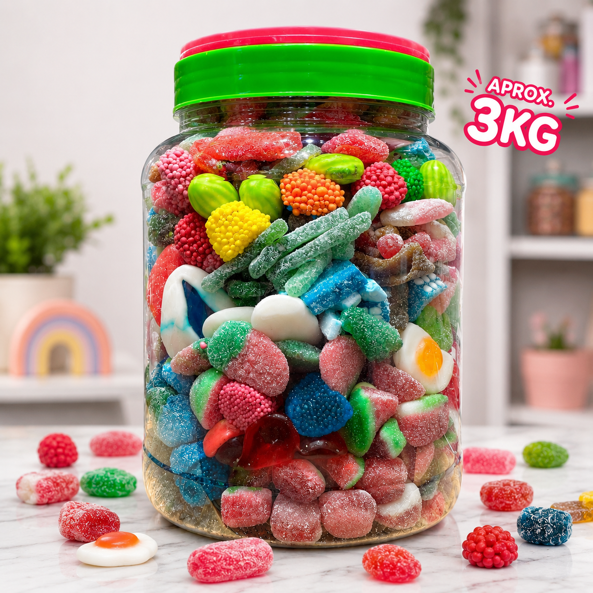 Tarro de Chuches Gigante 3L Personalizable | Surtido 3kg