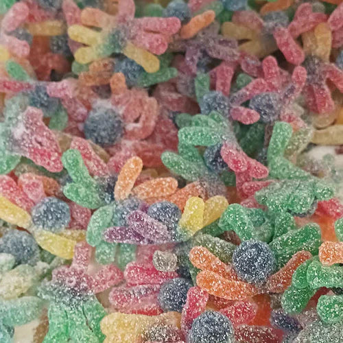 Arañas de azúcar Vidal en bolsa de 1,7 kg, gominolas surtidas con forma de araña