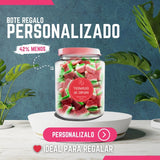 Bote de chuches personalizado para regalar