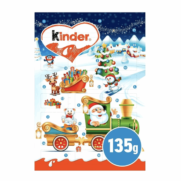Calendario de adviento Kinder Bueno Mini - Mono Banano