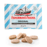 Caramelos Fisherman Blanco/Azul Original Sin Azúcar 24Uds