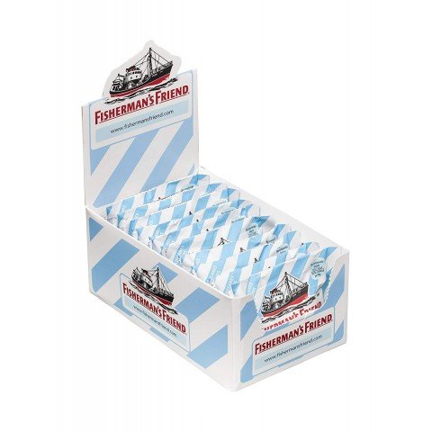 Caramelos Fisherman Blanco/Azul Original Sin Azúcar 12Uds - Mono Banano