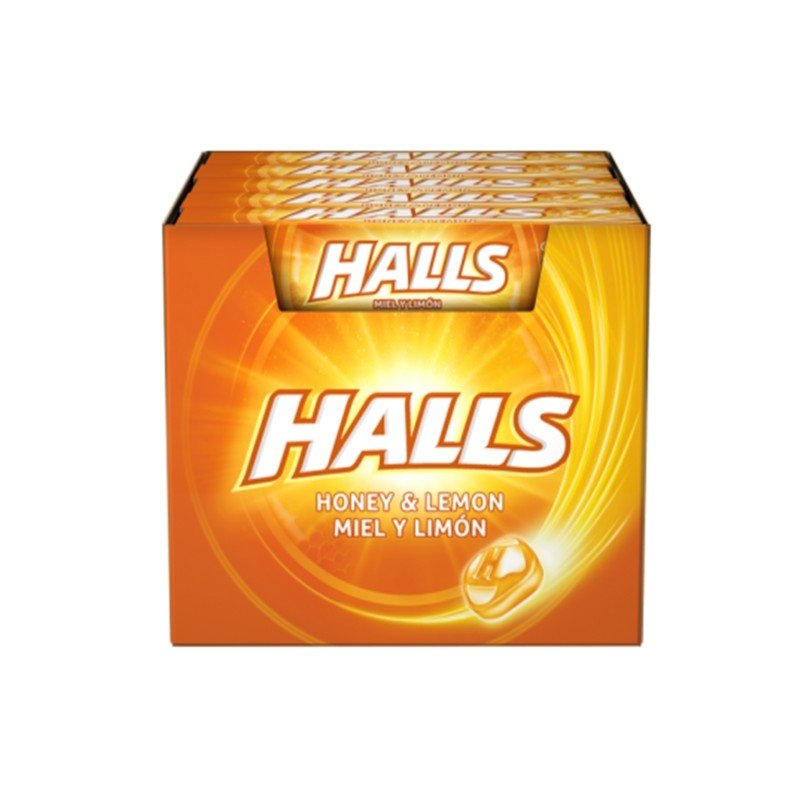 Caramelos Halls Miel y limón 20 paquetes - Mono Banano