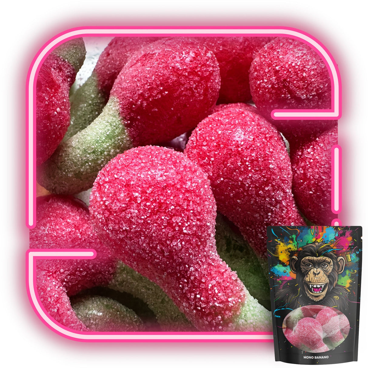 Cerezas chuche liofilizadas - Mono Banano