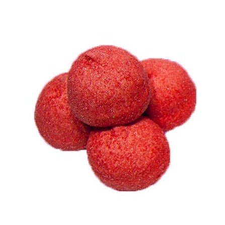Esponjas bulgari bolas rojas 100 unidades. - Mono Banano