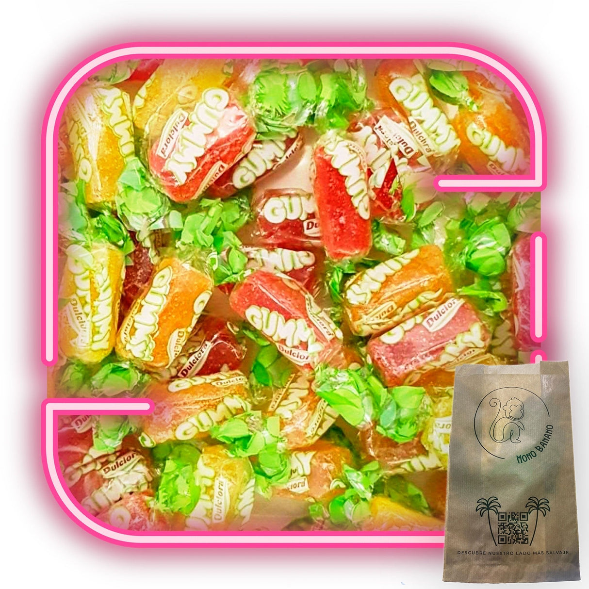 Gummy jelly a granel - Mono Banano