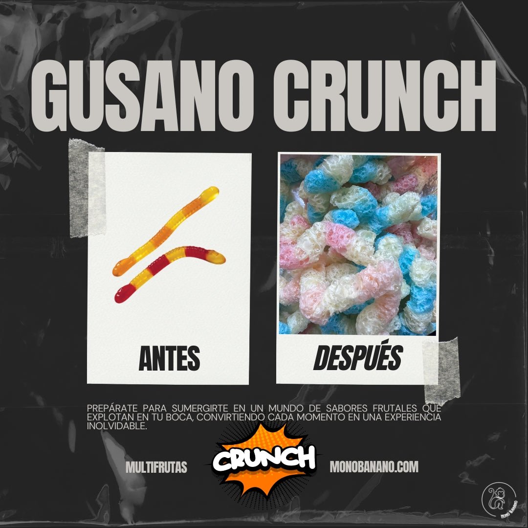 Gusanos bicéfalos Liofilizados - Mono Banano