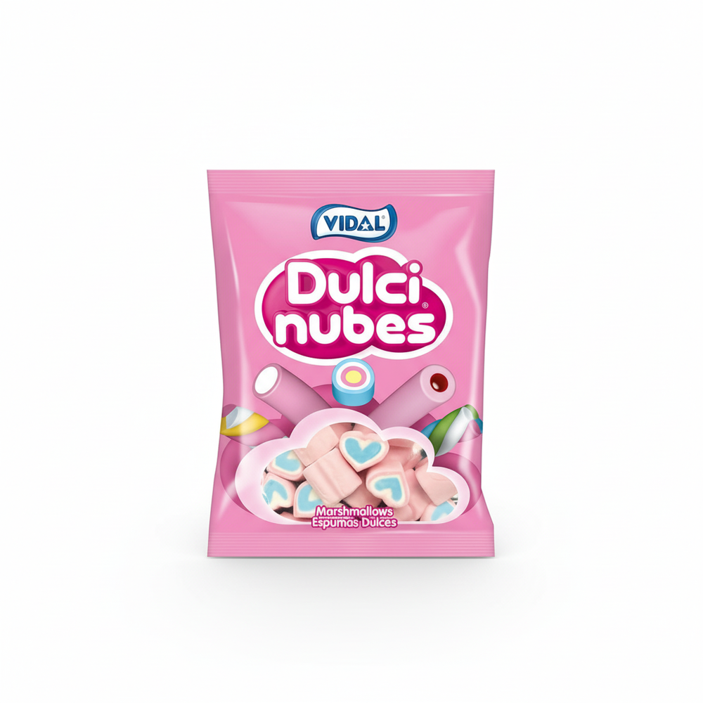 Dulcinubes Corazones Tricolor bolsa 837,5 g | 125 uds