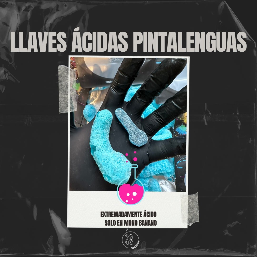 Llaves ácidas pintalenguas liofilizadas - Mono Banano