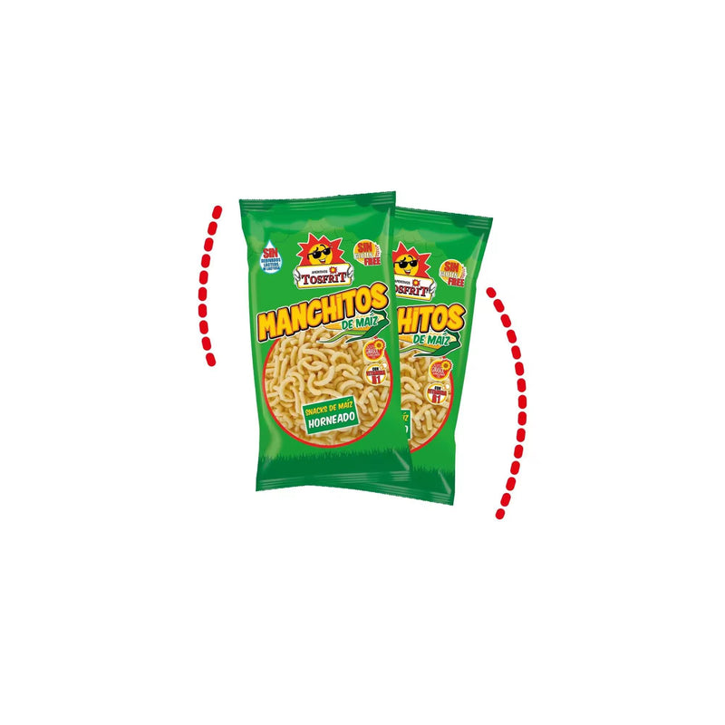 Bolsa de Manchitos, snack de maíz horneado sin gluten | Mono Banano