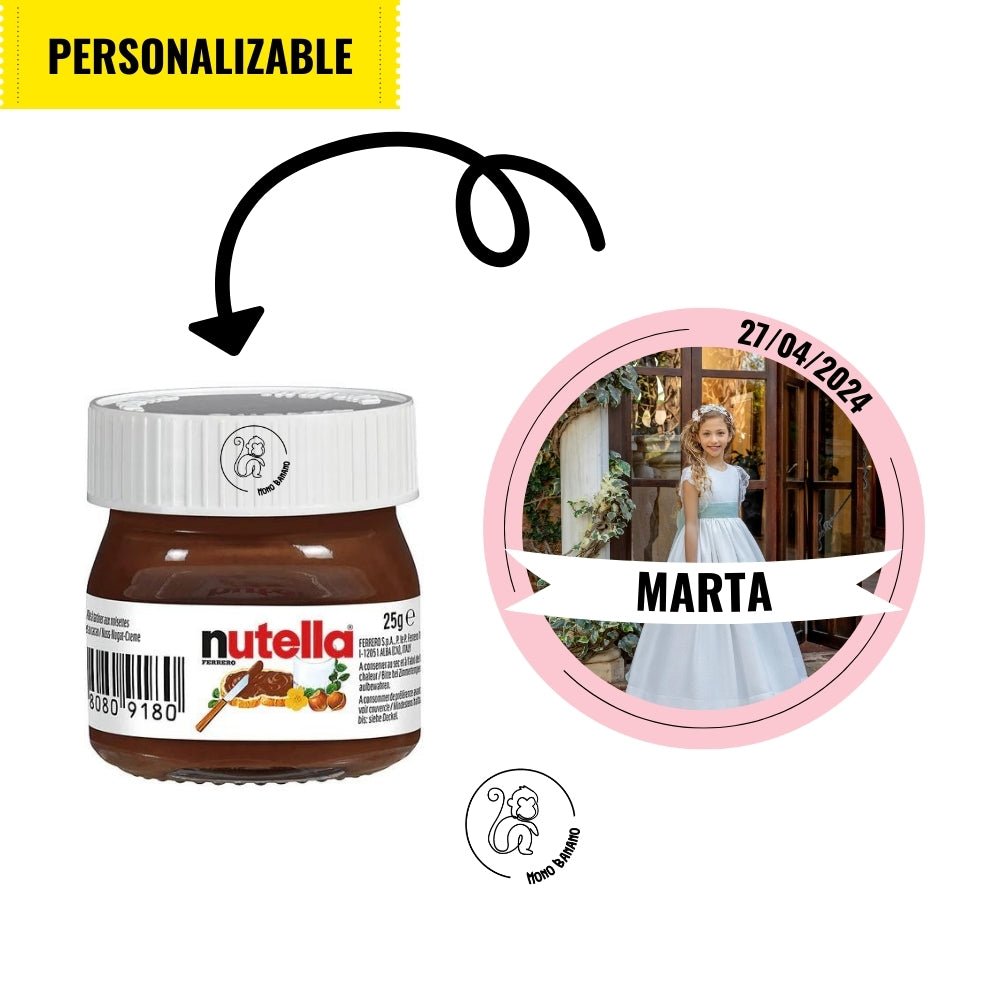 Nutella Mini 25g con 64 unidades - Mono Banano