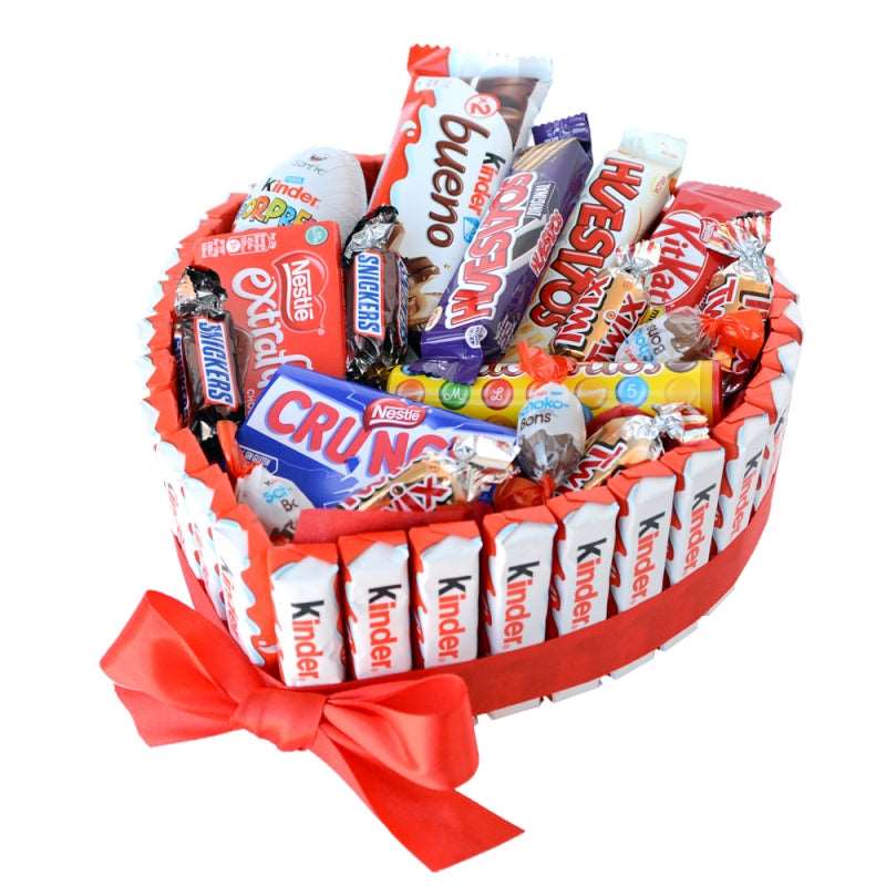 Pack Chocolates Corazón, surtido de chocolatinas y bombones de regalo - Mono Banano