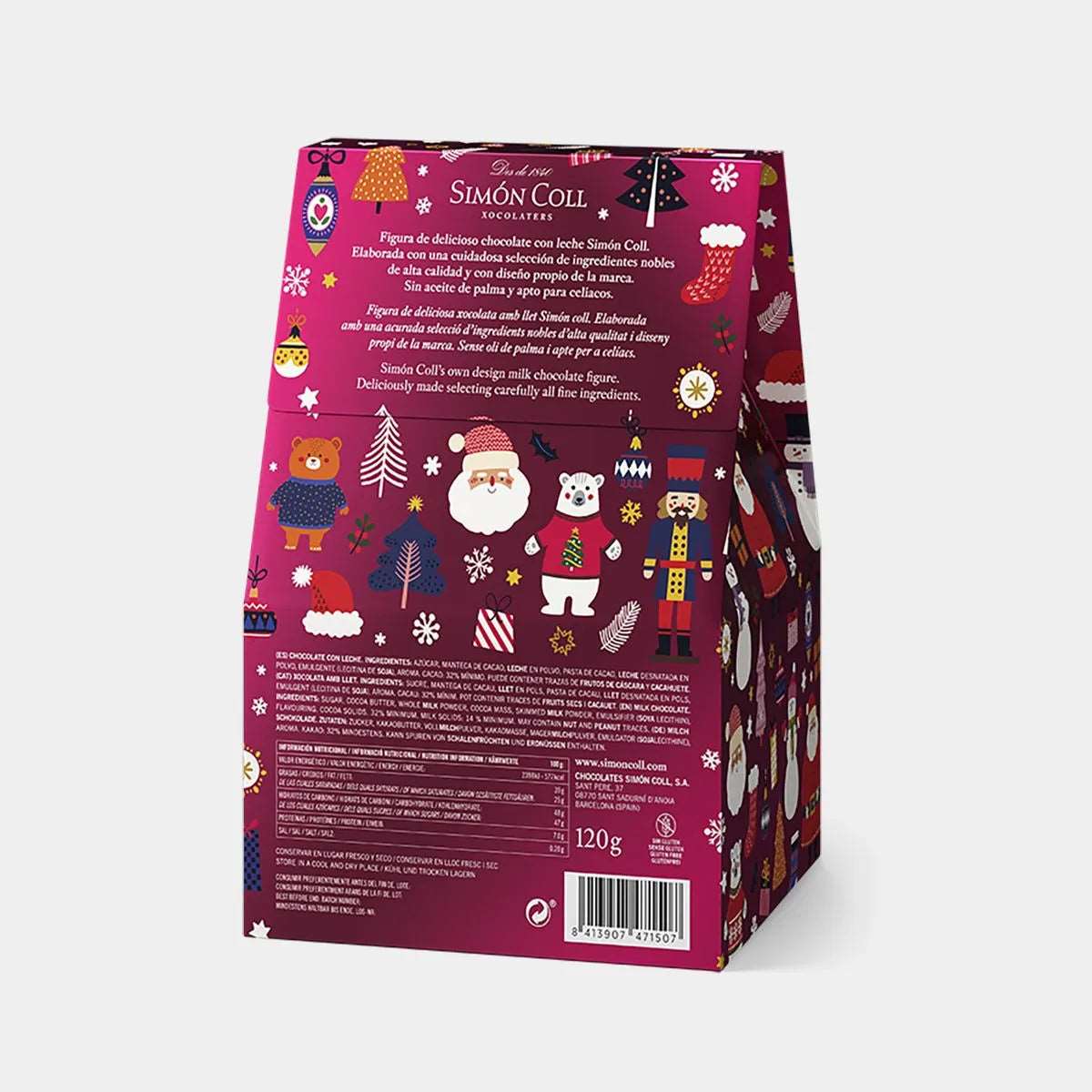 Papa Noel de Chocolate - Mono Banano