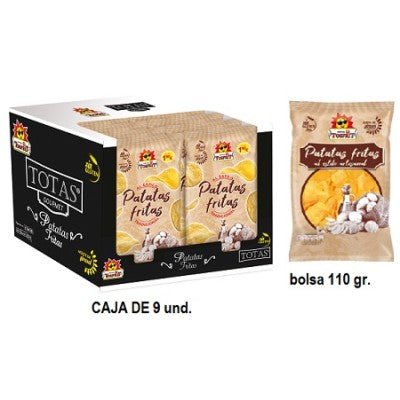 Patatas fritas artesanas El Labrador de Tosfrit, caja 9x110 g sin gluten
