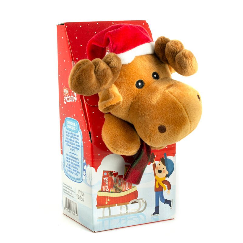 Peluche con Chocolate Navidad - Mono Banano