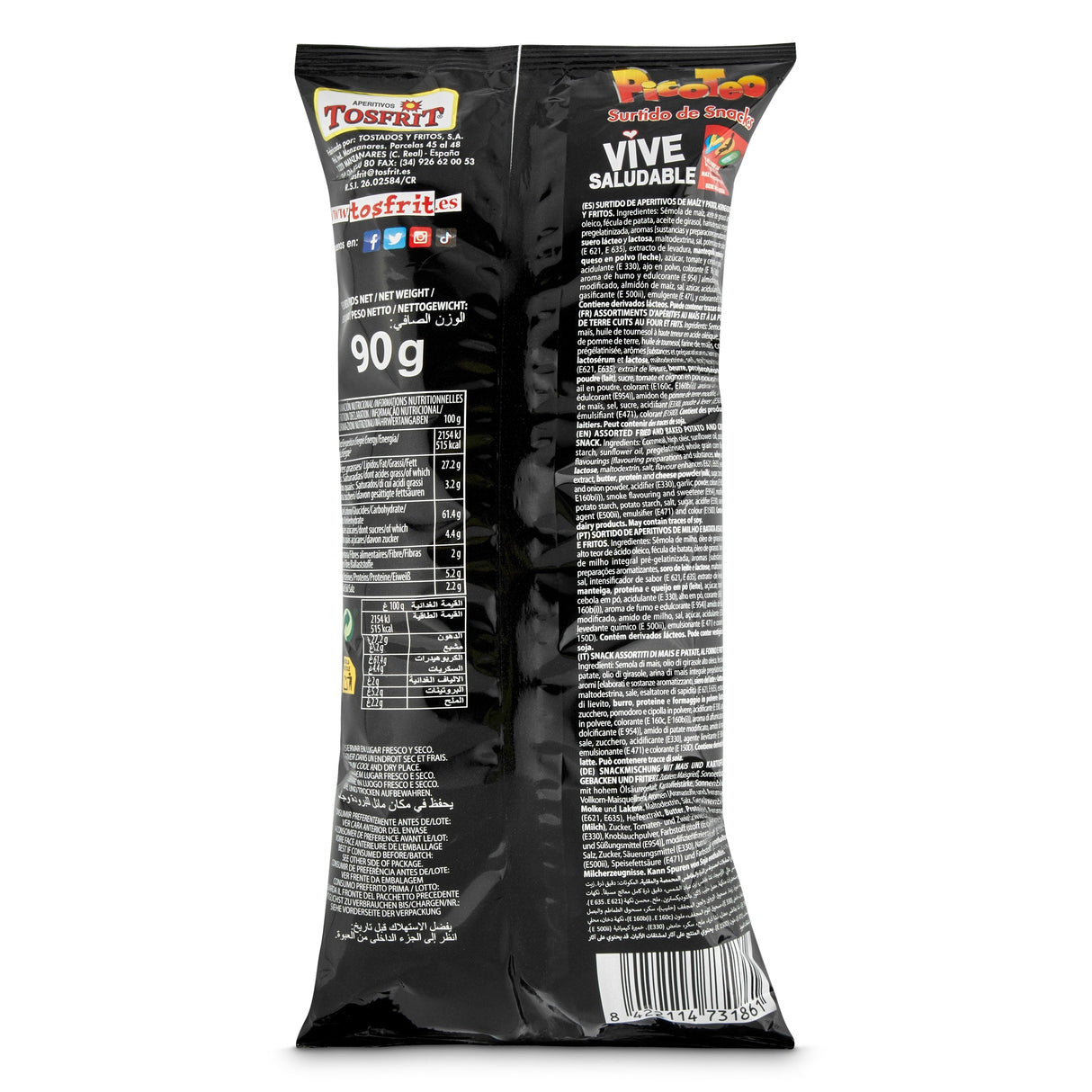 Picoteo Mix de Snacks Tosfrit