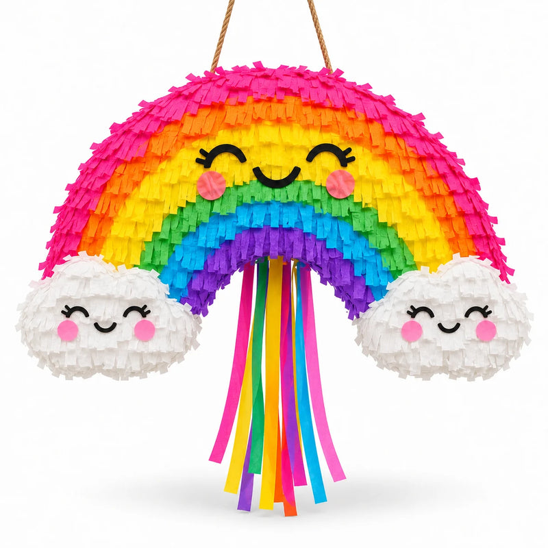 Piñata artesanal Arcoíris