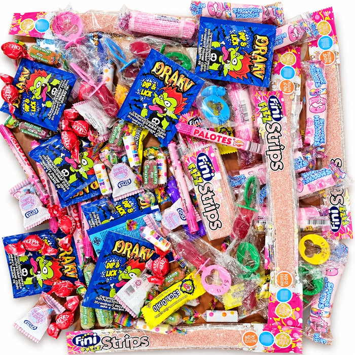 Golosinas con las que se rellena la piñata
