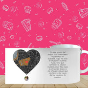 Taza con Mapa - Mono Banano