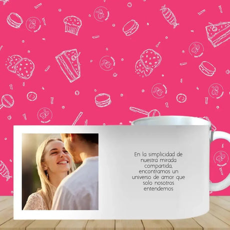 Taza personalizada con foto - Mono Banano