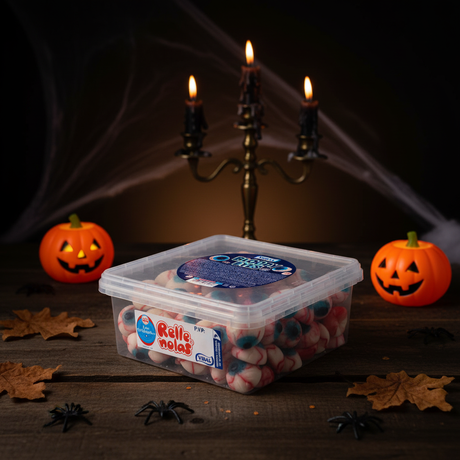 Ojos de Gominola Rellenos de Fresa Líquida (Bloody Eyes) Halloween