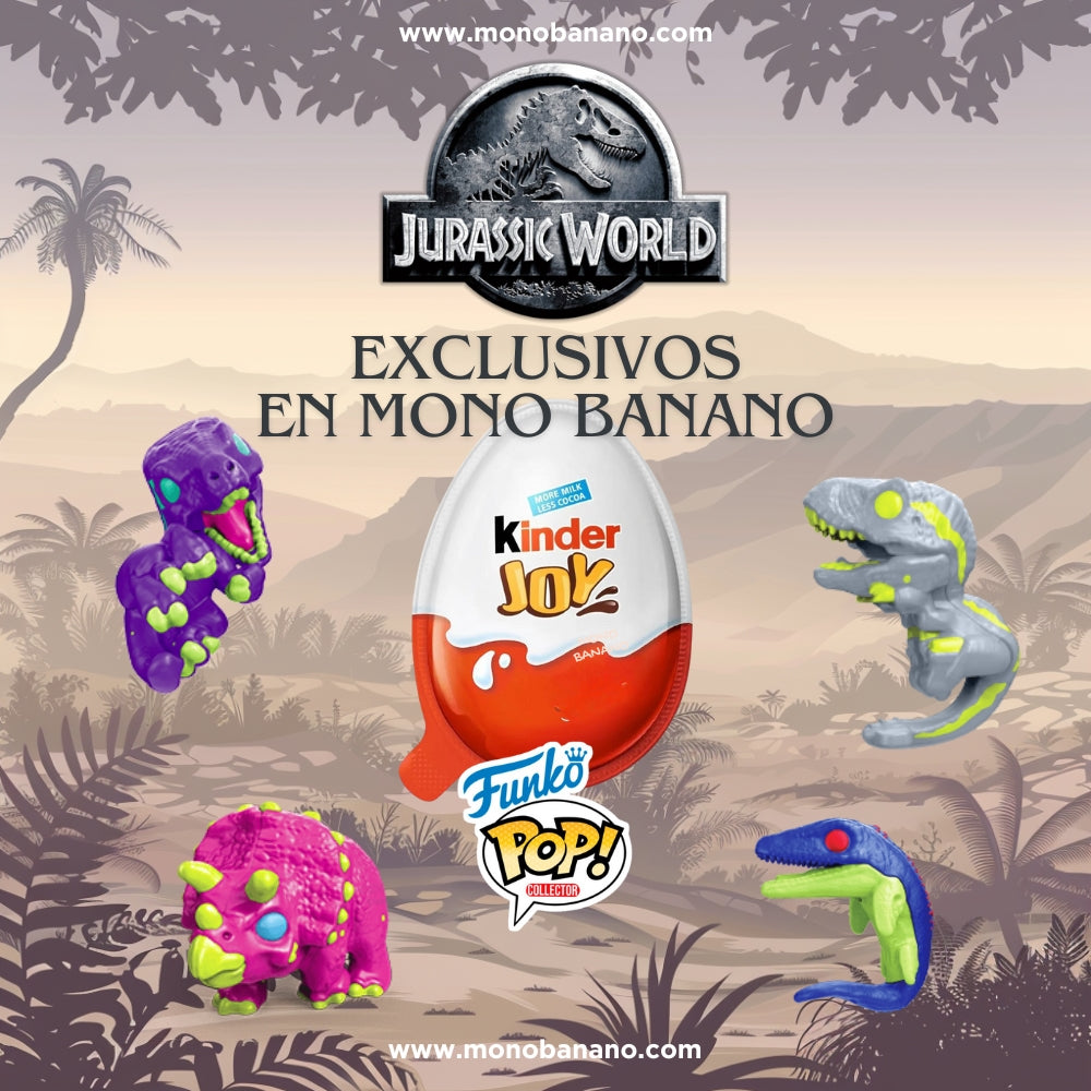 Compra Kinder Joy Jurassic World con Funko Pop Edición Exclusiva